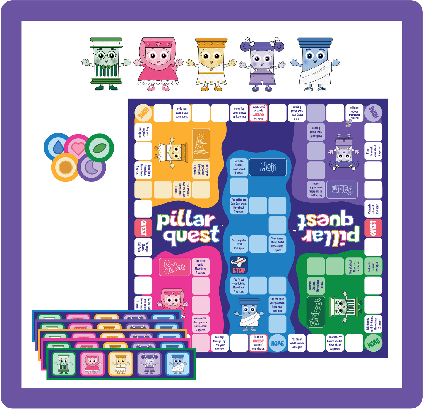 Pillar Quest Board Game