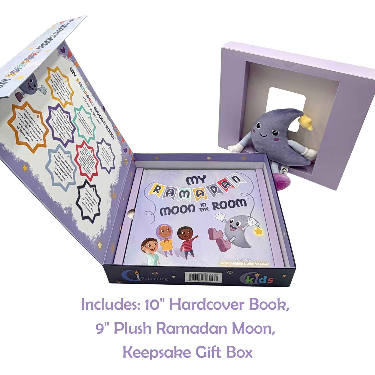 My Ramadan Moon in the Room Book & Plush Set