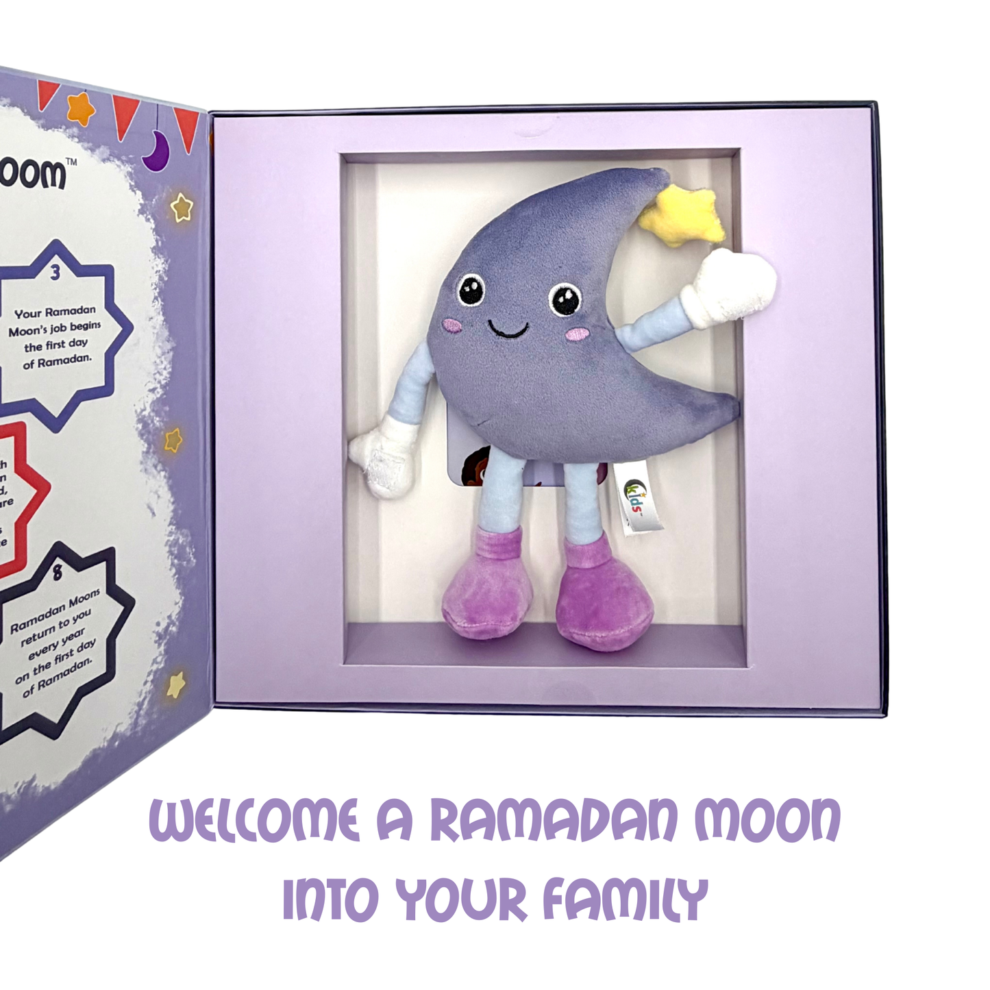 My Ramadan Moon in the Room Book & Plush Set