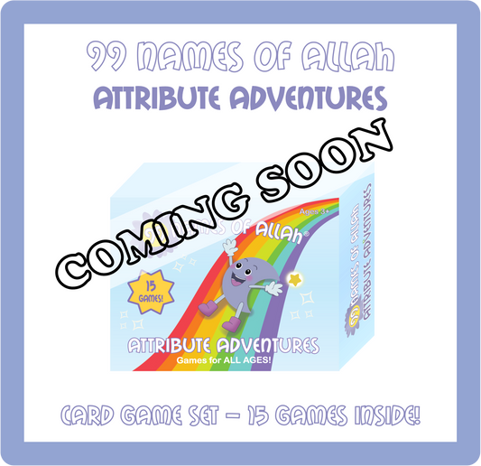 99 Names of Allah Attribute Adventures Card Game Set