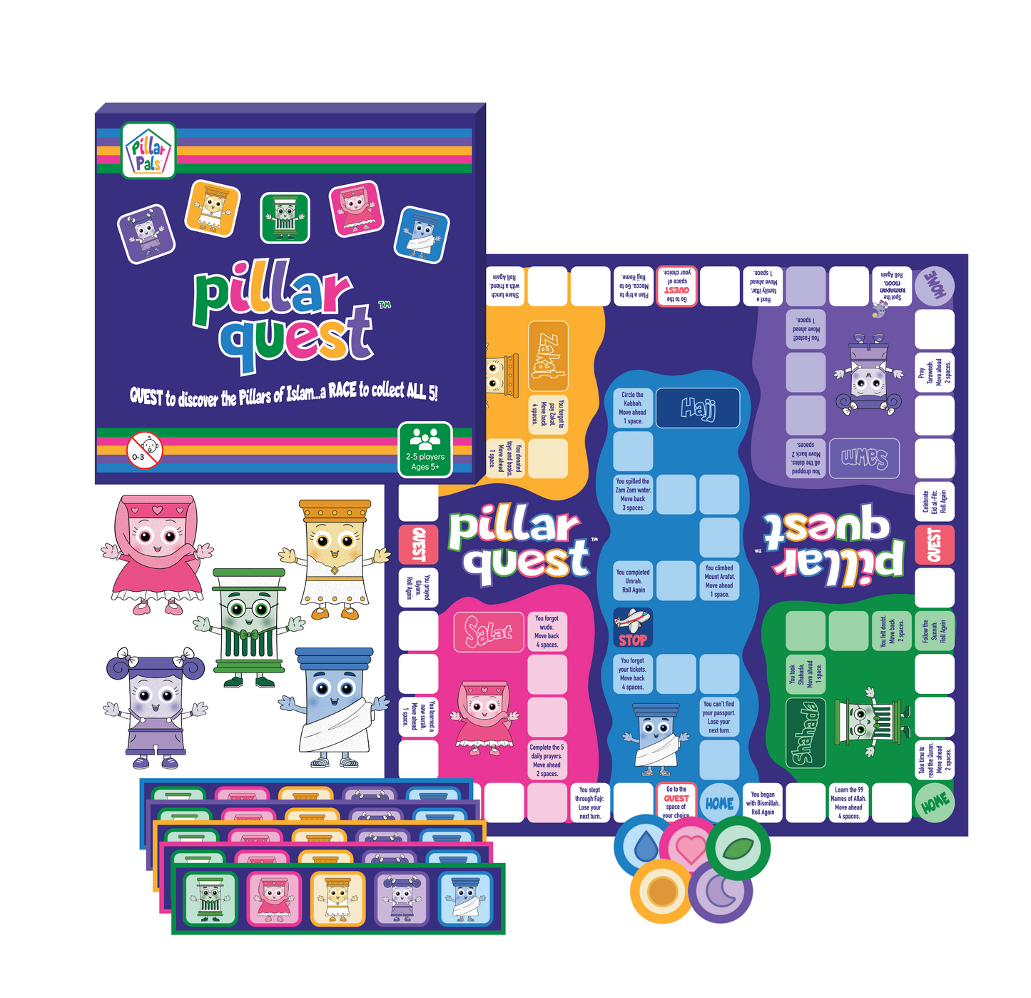 Pillar Quest Board Game