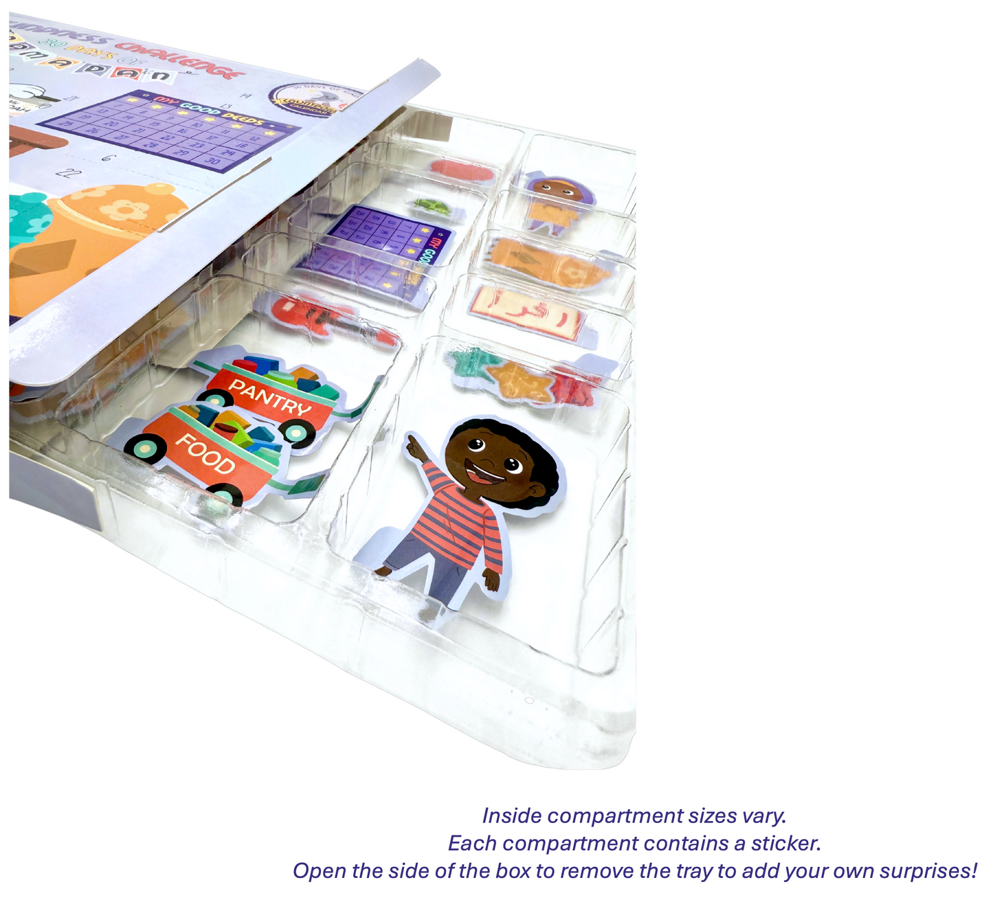 Ramadan Countdown Calendar - 30 Days of Kindness & Stickers