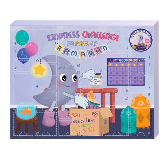 Ramadan Countdown Calendar - 30 Days of Kindness & Stickers