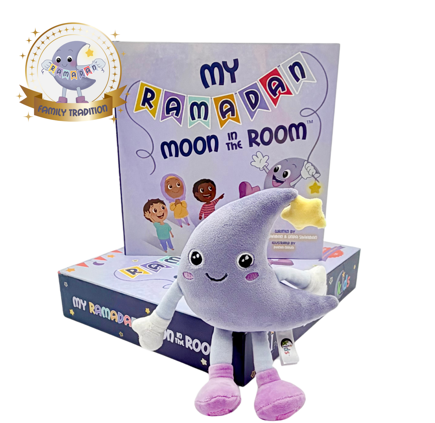 My Ramadan Moon in the Room Book & Plush Set